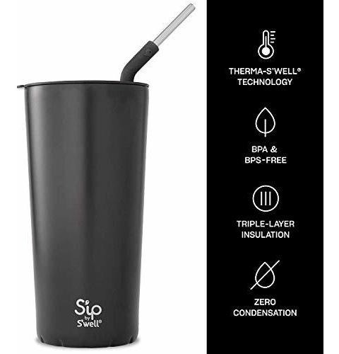 By S'well Vaso Acero Inoxidable Para Llevar 24 Onza Regaliz