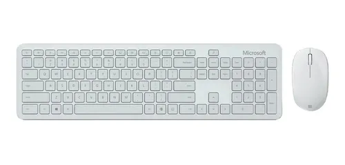 Kit Teclado Mouse Inalámbrico Bluetooth - Blanco