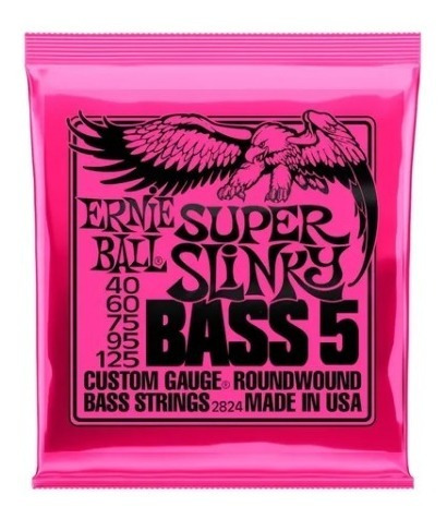 Encordoamento Contra Baixo Ernie Ball Super Slinky Bass 5c