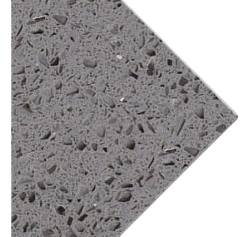 Cubierta De Cuarzo Gris Galaxy 3m X 60cm- Excelente Calidad