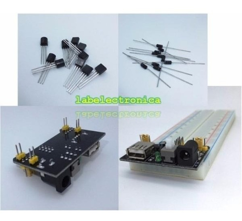 Kit Starter Electrónica Básica + Placa Mega R3 Genérica Ardu
