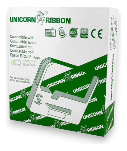 Cinta Para Epson Erc03, M220, Sweda L50, Sharp Er2580
