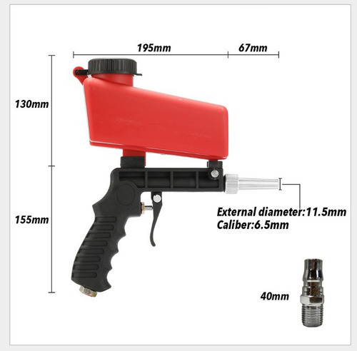 Pistola De Chorro De Arena Portátil For Eliminación De