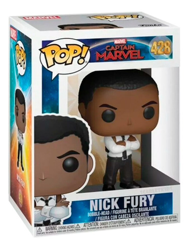 Funko Pop! Nick Fury Capitana Marvel 428 Orig Scarletkids