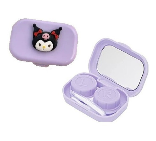 Estuche Pupilentes Kuromi Onegai My Melody Kitty Sanrio