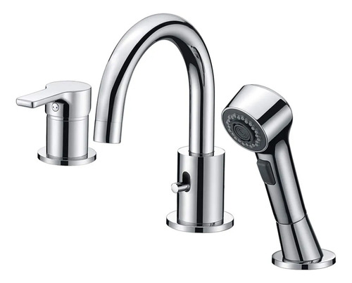 Grifo De Baño De 3 Agujeros, Grifos De Fregadero Extendidos