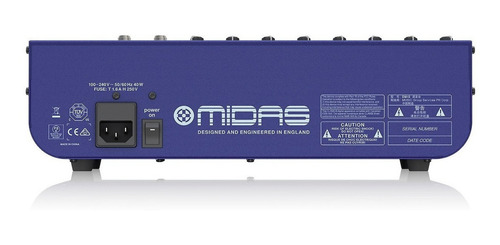 Imagen 4 de 5 de Consola Midas Dm12 12 Canales 8 Mono + 2 Estéreo Y 2 Aux