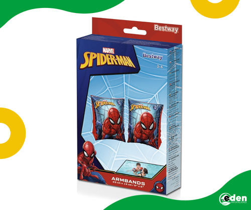 Brazaletes Inflables Bestway Spiderman 23cm X 15cm