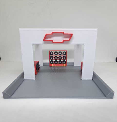 Maqueta/ Diorama Tipo Box Para Autos Escala 1/43