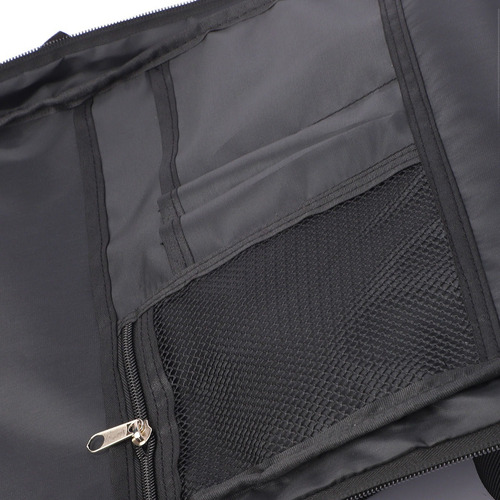 Mochila Vonne Fmvi-osl Para Viaje Con División Interna Negro Liso