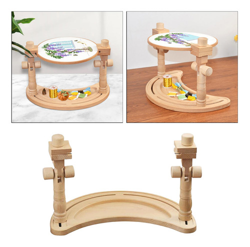 Bastidor De Bordar Para Uso Na Mesa Ou No Sofá; Moldura De
