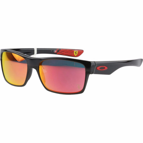 Lentes Oakley Two Face Ferrari Polished Black / Ruby Iridium