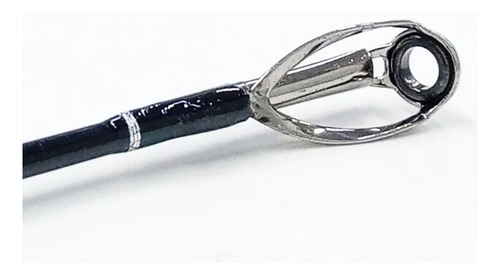 Caña de pescar Poseidon Trident de 33 libras con carrete, 2 partes, 2,40 m
