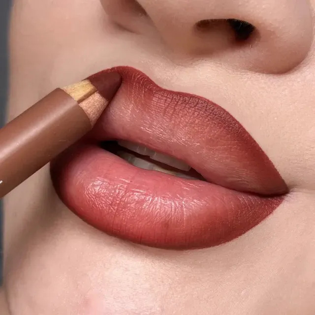 Lápis Batom Matte Lip Fusion Mahav Dia A Dia Intenso Velvet Cacau