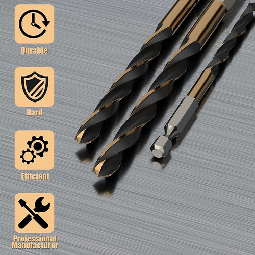 Brocas Hexagonais De Chave De Impacto Hss De Troca Rápida De