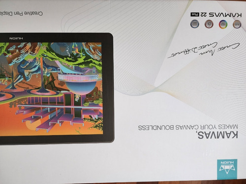 Tableta Grafica Dibujo 22'' Diseño Huion Kamvas 22 Plus Qled