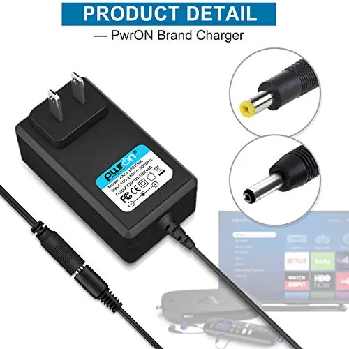 Adaptador Ac Dc Pwron De 6.6 Pies Para Roku Ultra, Paquete