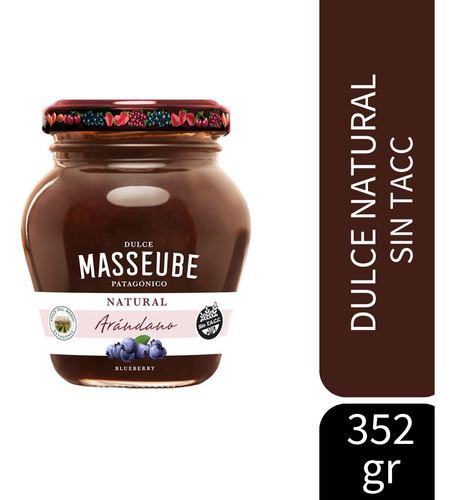 Mermelada Orgánica Arándanos - Masseube - 352g