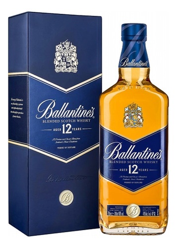 Whisky Ballantines 12 Años 750cc X1 Unidad - Dh Tienda