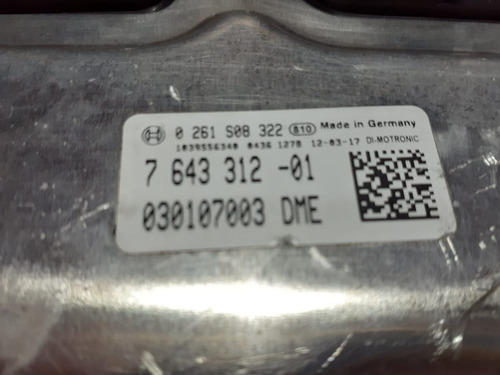 Módulo Injeção Dme Bmw 125 320 328 X1 Motor N20 Gasolina