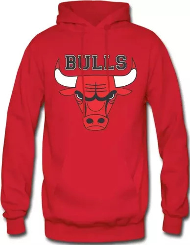Buzo Canguro Chicago Bulls Rojo Unisex