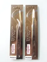 Comprar Pinzas Extensiones Pestañas Pelo Acero Navina Recta Curva 