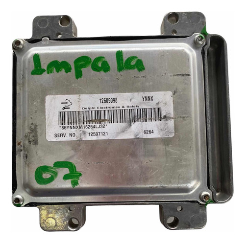 Computadora Chevrolet Impala 2007 12609098 12597121 (Usado)