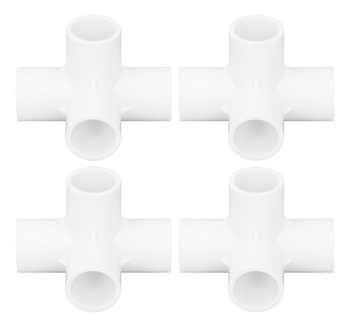 10 Conectores De Tubo De Codo De Pvc De 4 Vías, 25 Salidas