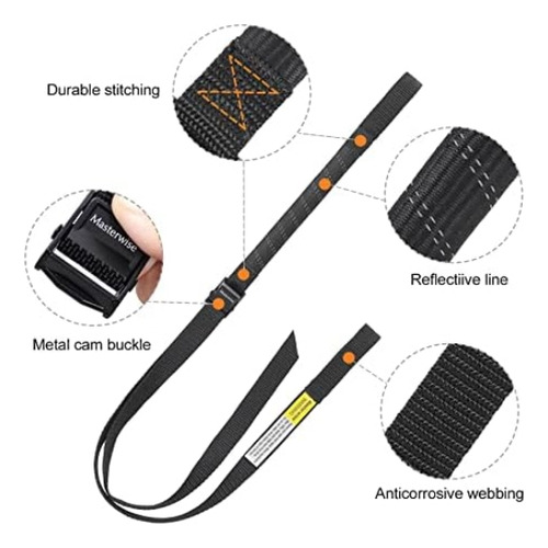 Masterwise Correas Para Equipaje De Motocicleta 15 - 48