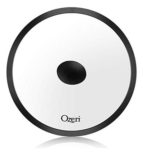 Ozeri, Tapa De Sartén Earth De Vidrio Templado, 12, Negro