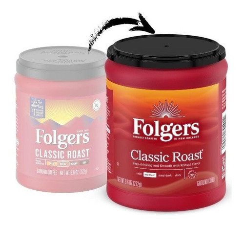 Folgers Café Molido Classic Roast Medium 272g Americano