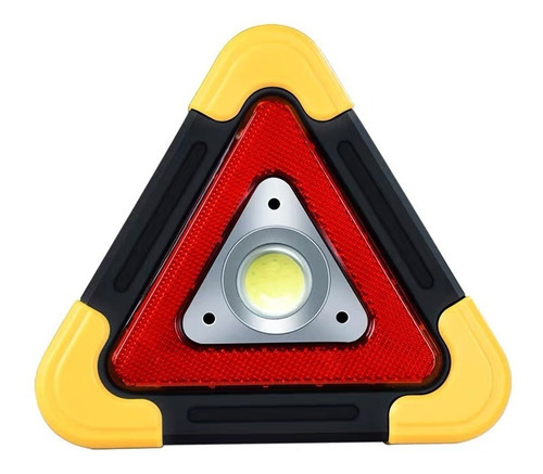 Señalización multipropósito recargable LED triangular de emergencia