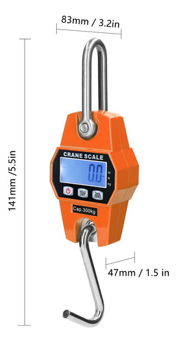 Weighing Instrument Scale Hanging Weight Hook Digital Lcd