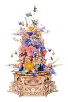 Comprar Mu Rompecabezas De Madera 3d Fiesta De Flores Rompecabezas Y