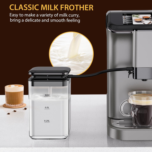 Máquina De Café Espresso Totalmente Automática, Cafetera De