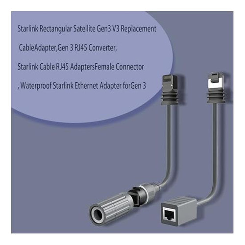 Fugibum Starlink Satellite Rectangular Gen3 V3 V3 Adaptador
