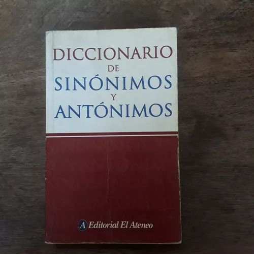 Sinonimos Y Antónimos Diccionario