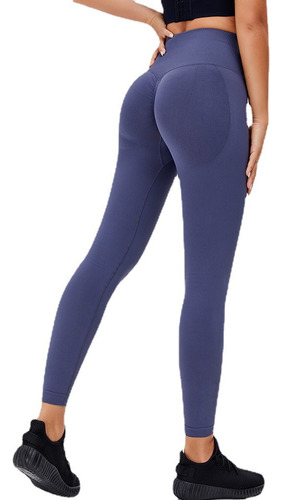 Pantalones Legging Levanta Bumbum Sin Costura Cintura Alta