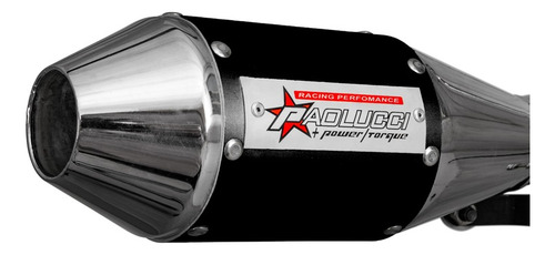 Escape Honda Cg Titan 150cc (libre+200) St2 Style Negro