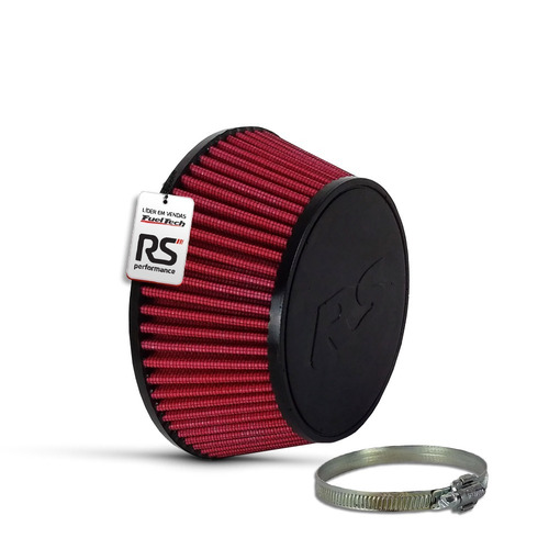 Filtro Esportivo Para Turbina Rsc8560 Vermelho Rs Filtros