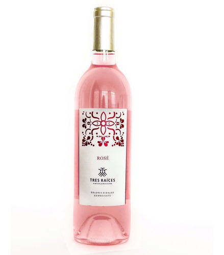 Imagen 1 de 7 de Vino Rosado Rosé Tres Raíces 750 Ml
