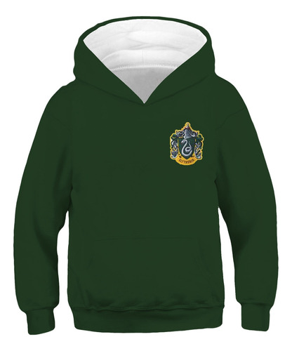 Sudadera Escolar Slytherin De Harry Potter Chamarra Uniforme