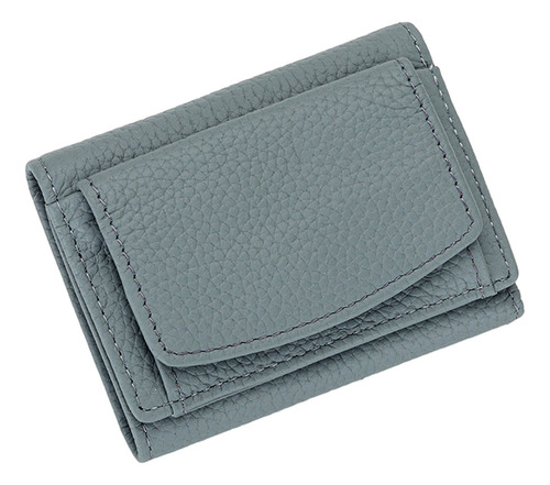 Wallet Mini Small De Piel De Vacuno Delgada En La Capa Super