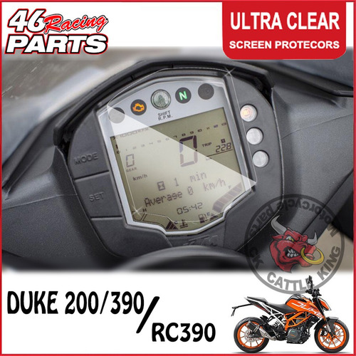 Imagen 6 de 7 de 2 Micas Protectoras Pantalla Ktm Duke 200 390