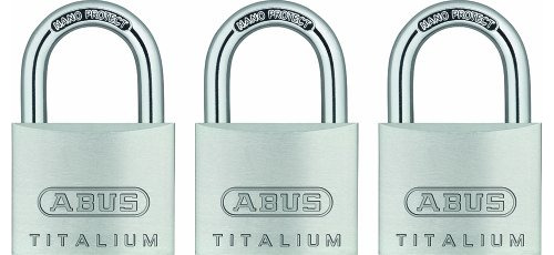 Candado Abus Titalium 64ti/40, Lote De 3