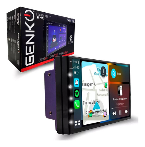 Kit Central Multimídia Android Uno 1993 Á 2013 + Tv Digital Cor Fiat Uno 2011