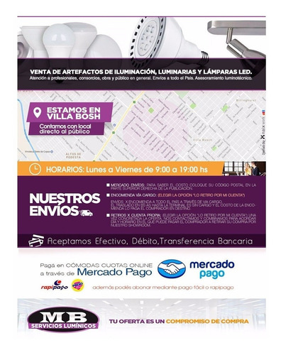 Imagen 9 de 10 de Lampara Escritorio Book Chica Led Candil Oferta