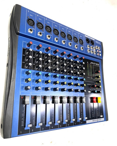 Mesa De Som Phoenix 8 Canais Balanceada Com Efeito 110v Novo