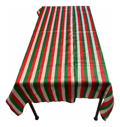 Mantel Para Mesa Rectangular Mexicano Septiemb 2 M + Regalo