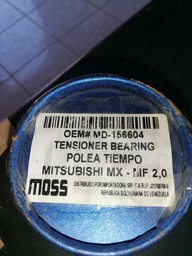 Polea De Tiempo Para Mitsubishi Mx-mf 2,0 